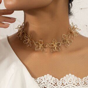 New Bohemian Flower Pendant Necklace